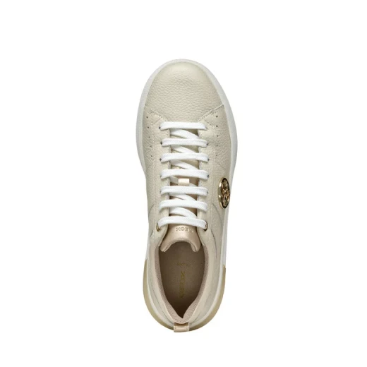 Dalyla Woman Papyrus Sneakers: Contemporary Design, Tumbled Leather & Python Print, Breathable & Comfortable, City-Perfect Styling, Size 36 - Geox - Image 9