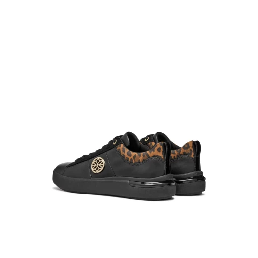 Dalyla Woman Casual Sporty Sneakers Black Nappa Patent Detailing Size 40 Comfortable Everyday Style Women's Footwear Perfect for Busy Days Sporty Look ITEM CODE D55QFA 08502 C9999 - Geox - Image 8