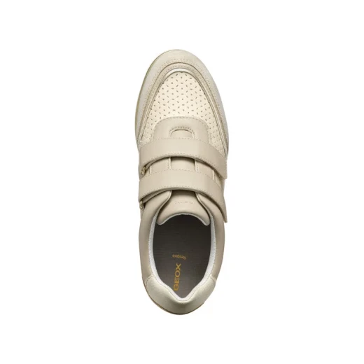 Ilde Woman Papyrus Sneakers Breathable Wedge Adjustable Closure 39 - Geox - Image 4