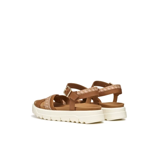 Xand 2.1S Woman Camel Leather Platform Sandals 36 Size Lightweight Breathable Design for Casual City Wear Plain and Printed Leather Perfect for Hot Weather Everyday Comfort - Geox - Image 17