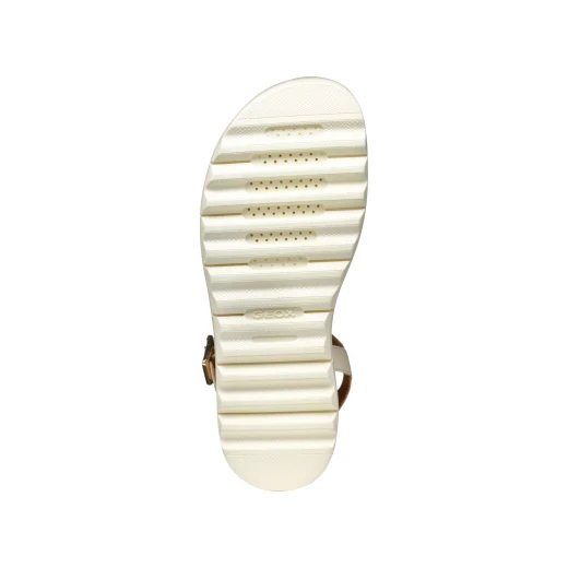 Xand 2.1S Woman Papyrus Lightweight Platform Sandals Comfortable Breathable Nappa Leather Printed Material Everyday City Design Size 37 Perfect for Casual Styling in Hot Weather - Geox - Image 11