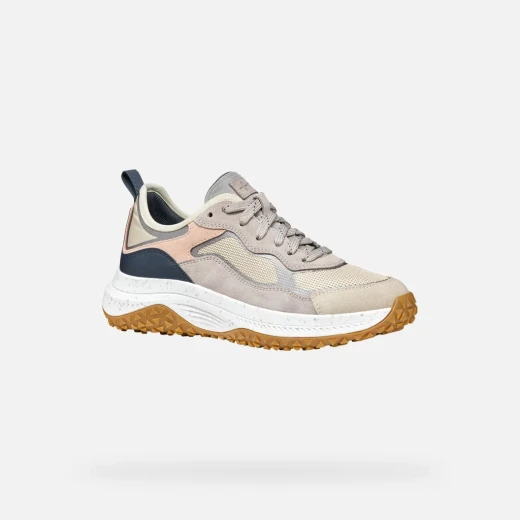 Oliviera Grip Women's Sneakers Light Taupe 37 Urban Outdoor Style - Geox - Image 4