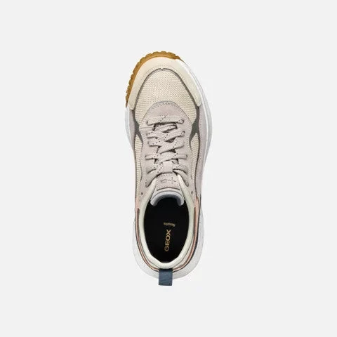 Oliviera Grip Women's Sneakers Light Taupe 37 Urban Outdoor Style - Geox - Image 6