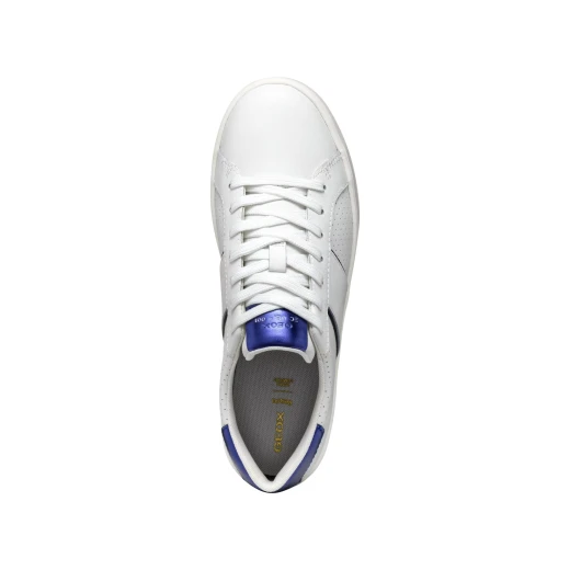 Geox Spherica ECUB-1 Woman's Sneaker White 36, Modern Breathable Comfort with Metallic Leather Accents, Active Chic Style - Geox - Image 9