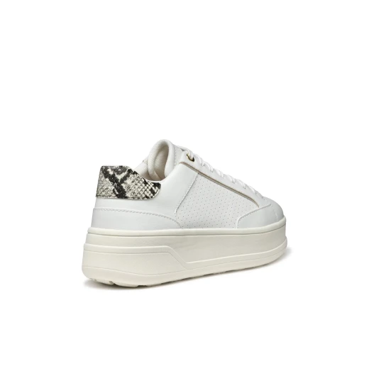 Geox Spherica ECUB-2 Women's Slip On Sneakers White Python Print Leather Effect Cushioned Lightweight Casual Shoes Size 41 - Geox - Image 13
