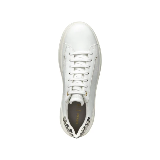 Geox Spherica ECUB-2 Women's Slip On Sneakers White Python Print Leather Effect Cushioned Lightweight Casual Shoes Size 41 - Geox - Image 9