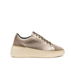 Sunnetty Woman Taupe Sneakers Size 39 Breathable Pearlescent Leather Effect Suede Casual Leisuretime Shoes D55YHA.0AJ22.C5335 - Sunnetty
