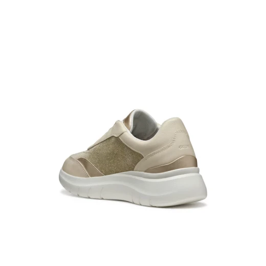 Plummery Woman Breathable Metallic Sneaker Light Gold 36 Ultra Lightweight Running Shoe Design Comfortable for Warm Weather Fashion 2024 - Geox - Image 7