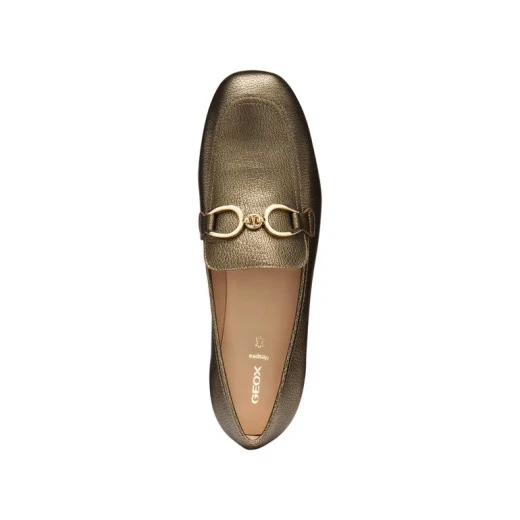 Dhyalma Woman Metallic Leather Loafers LEAD Style, Breathable Comfort for Everyday Wear, Item #D561NB.000KY.C9003, Available in Size 37 - Dhyalma - Image 8