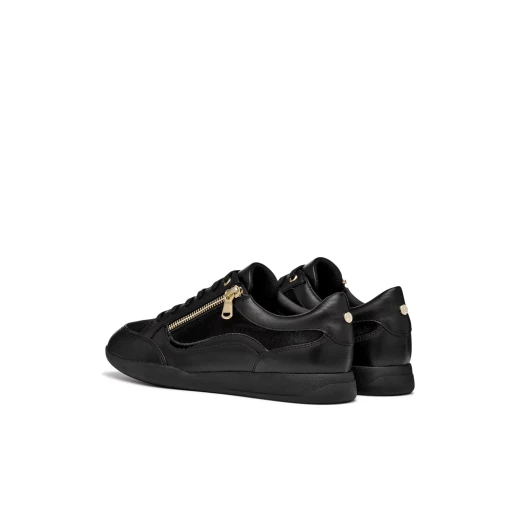 Maryemy Woman Sneakers Black Suede and Nappa Detailing Size 36 - Geox - Image 8