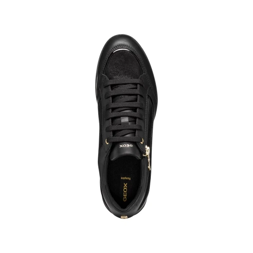 Maryemy Woman Sneakers Black Suede and Nappa Detailing Size 36 - Geox - Image 9