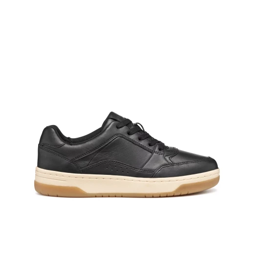 Geox Sedral Court Woman Sneakers in Black, Size 37, Premium Nappa Leather, Modern Design for Casual Outfits, Everyday Wear, Stylish Footwear - Geox - Image 2