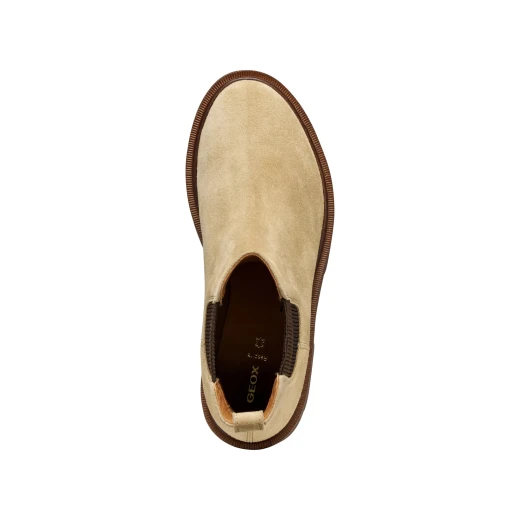 Geox Norize Women's Ankle Boots in Sand Suede Size 37 Featuring a Contemporary Silhouette Perfect for Everyday City Styling, Durable and Stylish Footwear - Geox - Image 6