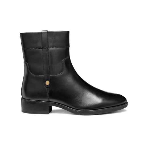Felicity Woman Ankle Boots Black Leather Slip On 37 Contemporary Design City Style Elasticated Side Panels Comfortable Daily Wear Stylish Women's Footwear Felicity Woman Ankle Boots Black Leather Slip On 37 Contemporary Design City Style Elasticated Side Panels Comfortable Daily Wear Stylish Women's Footwear