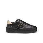 Geox Spherica ECUB 2 Woman's Sneakers Black Nappa Leather Flatform 40 Ultra Breathable Cushioned Stylish Contemporary Design Perfect for Long Walks Item Code D56WVB 085Y2 C9258