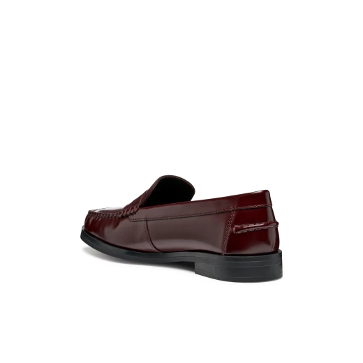 Cloridie Woman Wine Loafers Leather Classic Design 38 Perfect City Style Comfortable and Refined Day to Day Wear Stylish Women's Shoes D56XGA.00038.C7011 - Geox - Image 5