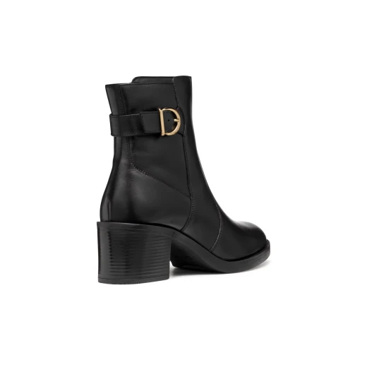 Geox Serilda 60 Women's Ankle Boots Black Leather 36 Urban Modern Silhouette Everyday Wear Stylish City Boots D56XXA.00043.C9999 - Geox - Image 4