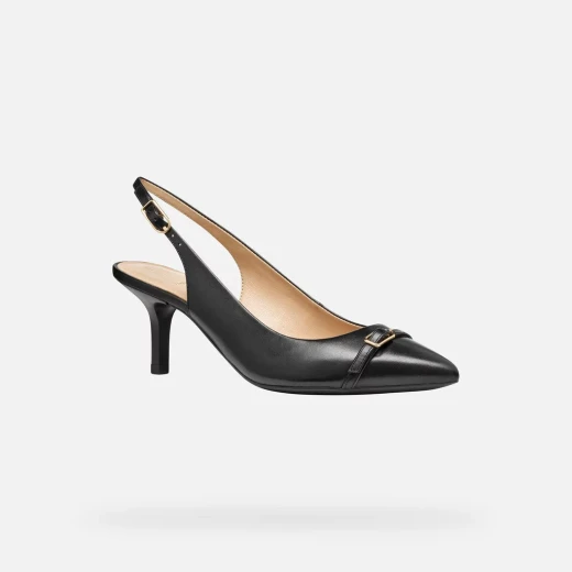 KLEOPY Woman's Black Nappa Leather Shoes Size 39 Everyday Comfort - Kleopy - Image 3