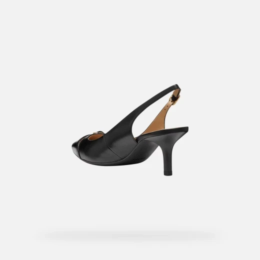 KLEOPY Woman's Black Nappa Leather Shoes Size 39 Everyday Comfort - Kleopy - Image 5