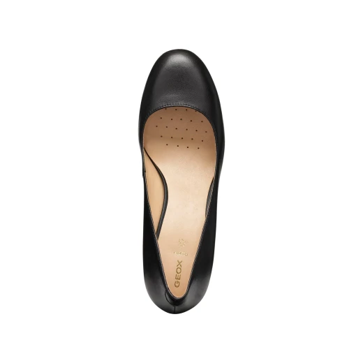 Virnilisa 65 Women's Court Shoes in Black Nappa Leather, Size 37 EU, Elegant City Style Footwear Perfect for Office Meetings and Urban Outings, Featuring a Refined Design - Image 6