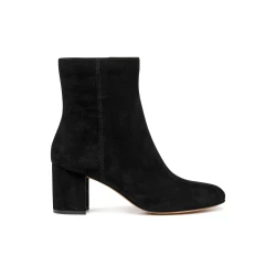 Geox Virnilisa 65 Women's Ankle Boots in Soft Suede Black Size 36. Elegant and Comfortable City Footwear with a Contemporary Design. Perfect for Everyday Wear.