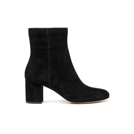 Geox Virnilisa 65 Women's Ankle Boots in Soft Suede Black Size 36. Elegant and Comfortable City Footwear with a Contemporary Design. Perfect for Everyday Wear. - Geox - Image 2