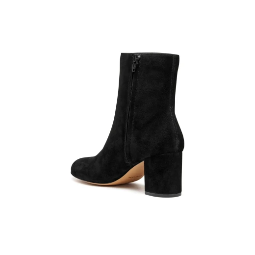 Geox Virnilisa 65 Women's Ankle Boots in Soft Suede Black Size 36. Elegant and Comfortable City Footwear with a Contemporary Design. Perfect for Everyday Wear. - Geox - Image 6
