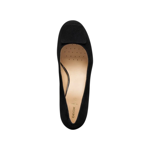حذاء فيرنيليسا 65 نسائي بكعب من جلد الغزال أسود مقاس 36 أحذية مريحة للمدينة - جيوكس - Image 7