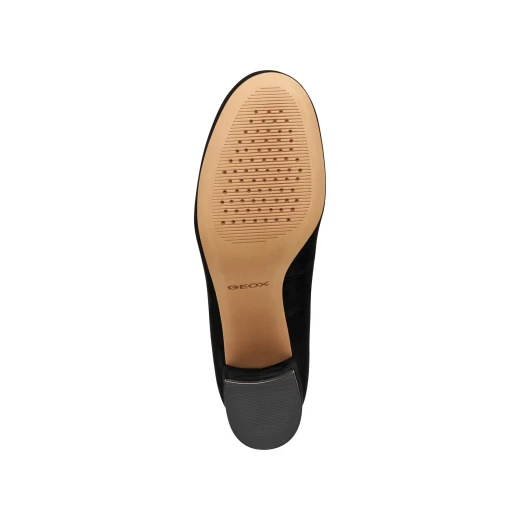 حذاء فيرنيليسا 65 نسائي من جلد الغزال أسود مقاس 38 مريح وأنيق للمدينة - Image 8