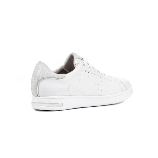 JAYSEN Woman's Pristine Leather Sneakers White 36 Perfect For Summer Casual Everyday Styling Fast Delivery Easy Exchange at GEOX/JOR Stores D621BA.00085.C1001 - Geox - Image 3