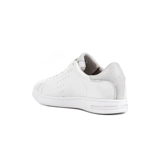 JAYSEN Woman's Pristine Leather Sneakers White 36 Perfect For Summer Casual Everyday Styling Fast Delivery Easy Exchange at GEOX/JOR Stores D621BA.00085.C1001 - Geox - Image 5