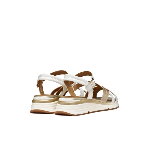 Elowynne Woman Sandals White 36 Lightweight and Breathable Design Leather Effect Nubuck Material Perfect for City Commitments ITEMCODE D650JA.054AJ.C1327 - Geox - Image 8