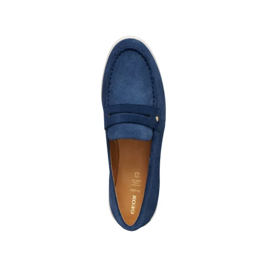 XAND 3 Woman Moccasin Comfortable Breathable Suede Classic Design Urban Style Office Wear Size 37 AVIO Color Code D650ZB.00022.C4005 - Geox - Image 7