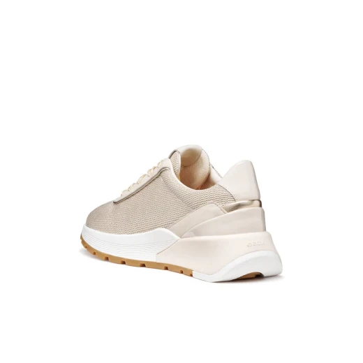 Geox Metropoli Woman Sneakers Papyrus Metallic Patent Leather 36 - Geox - Image 5