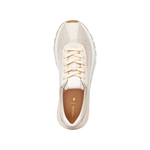 Geox Metropoli Woman Sneakers Papyrus Metallic Patent Leather 36 - Geox - Image 6