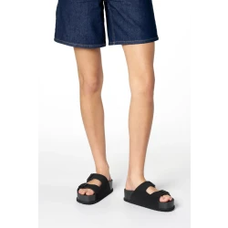 SANDYBETT High Women's Suede Sandals with Adjustable Straps and High Sole for Breathable Comfort and Trendy Style, Available in Black, Size 36, ITEMCODE D656KA.00022.C9999