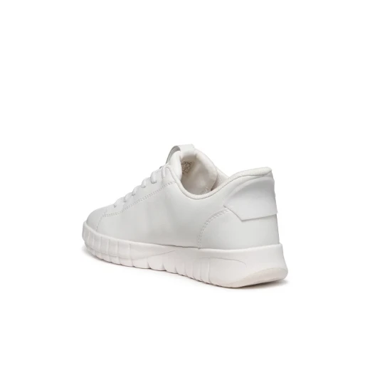 Flextride Plus Woman Sneakers White Size 41 Leather and Elastane Sporty Casual Shoes Easy Slip On Design Comfortable Flexible and Dynamic Footwear Perfect for Daily Wear - Image 6