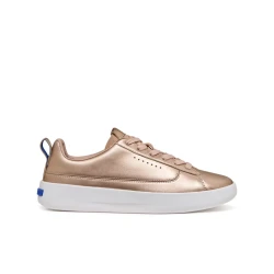GXCP 01 WOMAN Rose Suede & Metallic Leather Sneakers Blue Touch Collection Size 36 Breathable & Comfortable Sporty Design Contemporary Look Itemcode D658KD 022CF C8011