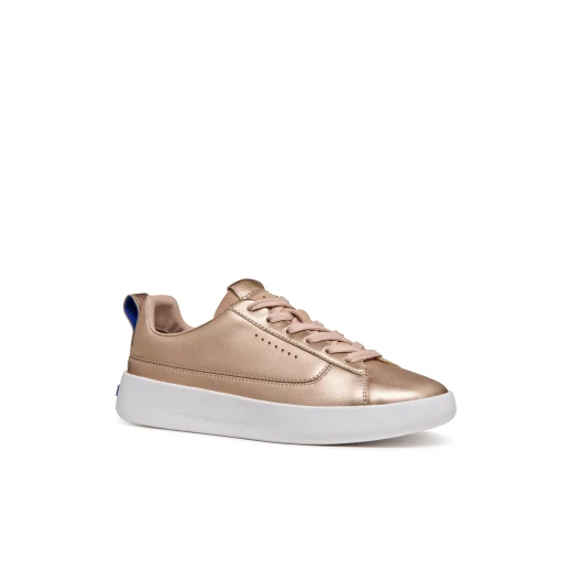 GXCP-01 Woman's Rose Suede & Metallic Leather Sneakers, Breathable & Comfortable, Blue Touch Collection, Sporty Design, Size 39, Contemporary Look, ITEMCODE: D658KD.022CF.C8011 - Image 3