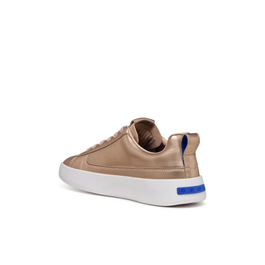 GXCP 01 WOMAN Rose Suede & Metallic Leather Sneakers Blue Touch Collection Size 36 Breathable & Comfortable Sporty Design Contemporary Look Itemcode D658KD 022CF C8011 - Geox - Image 5