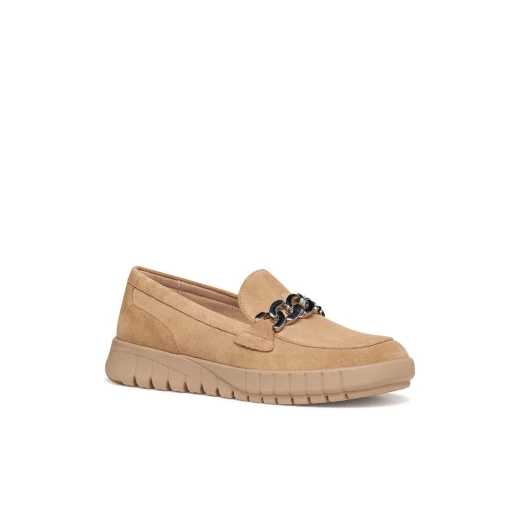 Flextride Woman Moccasin Beige Suede Urban Design Breathable Comfort Size 36 Women's Footwear Flexible Sole Superior Italian Craftsmanship D659AA.00022.C5000 Perfect Fit - Image 3