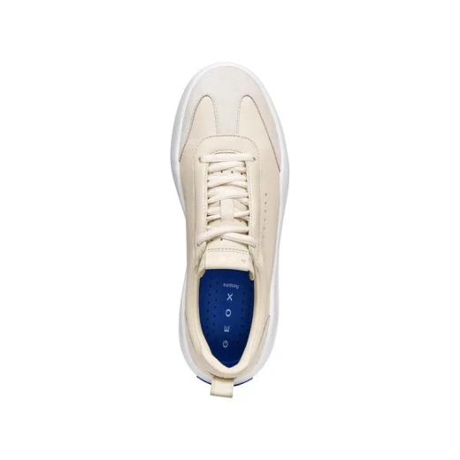 حذاء رياضي نسائي GXCP-02 منخفض الارتفاع مقاس 36 بلون البردي جلد نابا وجلد سويدي مجموعة Blue Touch تصميم رياضي عصري D65AJA.08522.C1S5V - جيوكس - Image 6