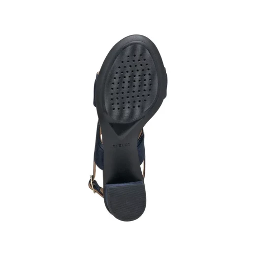 Aurely 50 Women's Navy Suede Sandals Urban Style Comfortable Design Size 36 Stylish Everyday Footwear Perfect for Spring Summer Lightweight and Durable - Geox - Image 10