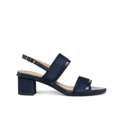Aurely 50 Women's Navy Suede Sandals Urban Style Comfortable Design Size 36 Stylish Everyday Footwear Perfect for Spring Summer Lightweight and Durable