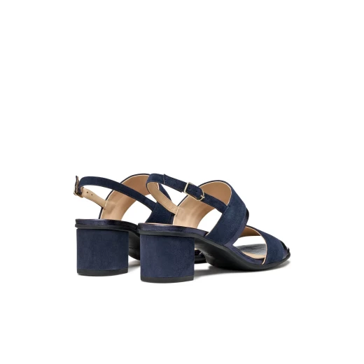 Aurely 50 Women's Navy Suede Sandals Urban Style Comfortable Design Size 36 Stylish Everyday Footwear Perfect for Spring Summer Lightweight and Durable - Geox - Image 8