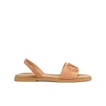 Naileen Woman Peach Suede Flat Sandals: Lightweight, Breathable, and Stylish for Everyday Wear. Features a Contemporary Urban Design. Size 41. ITEMCODE: D65SDB.00021.C8024 - Naileen woman