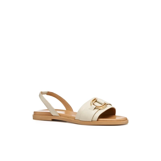 Naileen Woman Papyrus Leather Flat Sandals 38 Lightweight Breathable - Naileen - Image 3