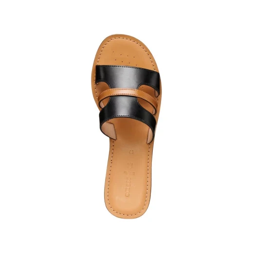 Maddalusia C Women's Leather Sandals in Black Size 40: Minimalist Design for Everyday Casual Wear, Offering Comfort and Breathability for Stylish Summer Outfits - Geox - Image 7