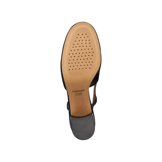 Virnilisa 65 Women's Slingback Pumps in Black Nappa Leather, Featuring a Comfortable Medium Heel, Size 38, Urban Elegance - Image 7