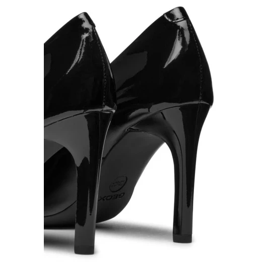 Geox Faviola Woman Court Shoes Black Patent Leather Stiletto Heel Comfortable Breathable 41 Ideal for Office Meetings and Drinks D828UC.00066.C9999 - Faviola - Image 7